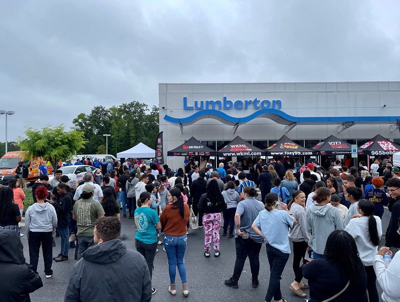 image of people standing in front of Lumberton Honda